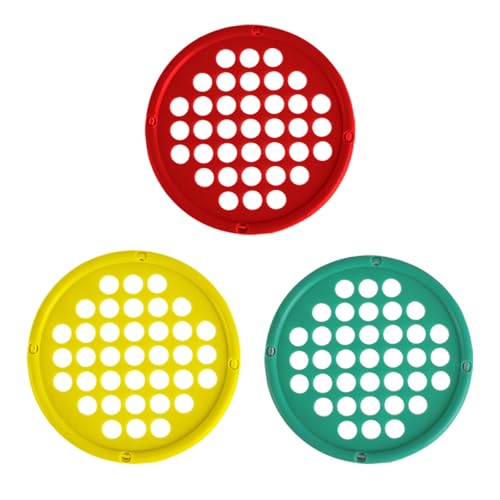 ZHIAMZ Hand Exercise Webs for Physical Therapy, Hand Grip Strengthener, Finger Exerciser, Portable Size, Latex Free, 7