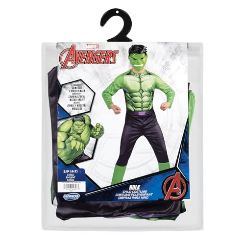 Disfraz oficial de Hulk para niños miniatura 2
