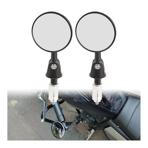 Espejos retrovisores de 22mm para moto que eliminan los puntos ciegos del manillar 2