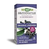 Nature's Way Original Sambucus Elderberry Lozenges, Herbal Supplements with Vitamin C, Gluten Free,...