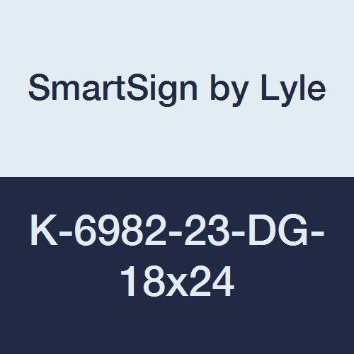 SmartSign Señal de aluminio con número de muelle "Dock 40.6 cm