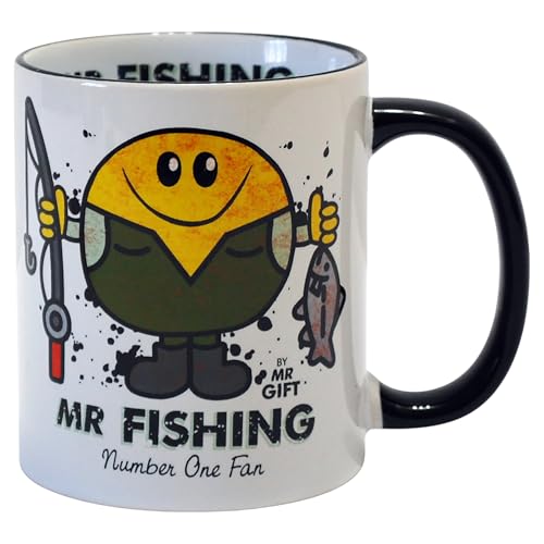 Fishing Mug Cup Gift Present Merchandise idea for Supporter Fan Christmas Birthday Xmas