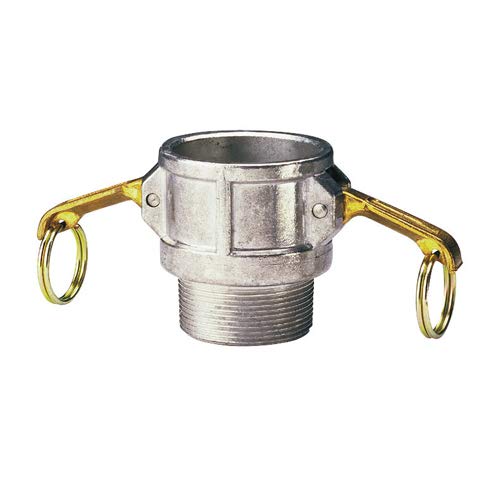 Syveco 2202004 Serie 2202 Aluminium Nockenanschlüsse, NBR-Dichtung, Stecker B, 1/2" BSP Cover