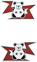 自衛隊グッズ 耐水性ステッカー ミニ 千歳基地 第203飛行隊 ヒグマ203 自衛隊グッズ 自衛隊ステッカー 部隊マーク 航空自衛隊 UVインク