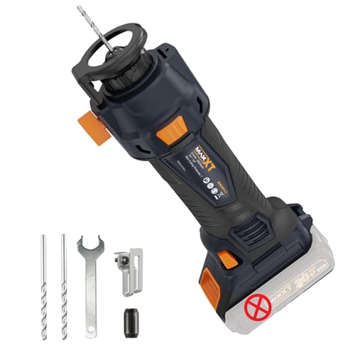 MAXXT Cordless Cut Off Tool, Drywall Rotary Saw 28000 RPM,Tool Free Depth Adjustment, Drywall Cutting Tool for Plywood/Wood/Drywall(Tool Only)