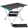 Foldable Camping Table, Aluminium Camping Table, Lightweight with Bag, Camping Table, Foldable Camping Tables for Picnics, Cooking, Garden, Hiking, BBQ