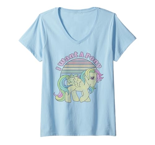My Little Pony Skydancer t-shirt col V femme le cadeau idéal pour fan de pop culture 80s