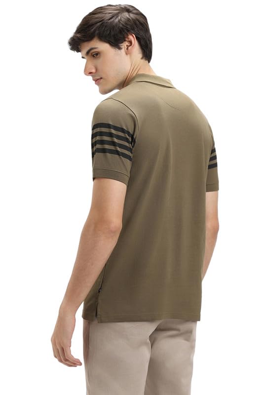 Image of Dennis Lingo Men Cotton Slim Fit Polo Half Sleeve T-Shirt