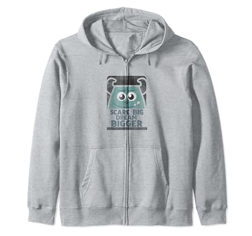 Sweat à capuche Monstres Cie Sully zippé chaud et facile à laver pour enfant actif