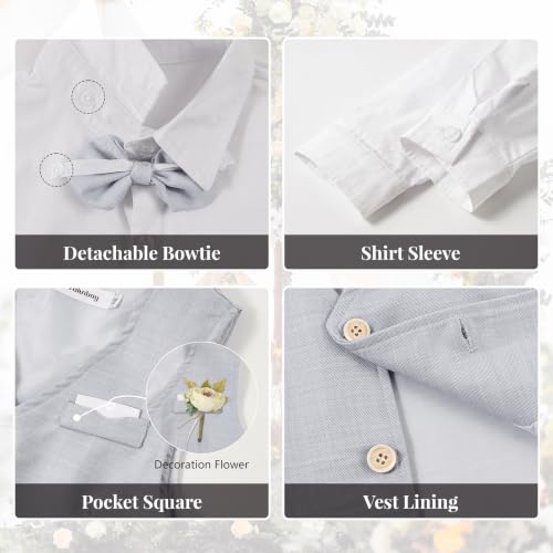 Image of Volunboy Boys Suit Formal Wedding Guest Dress Clothes