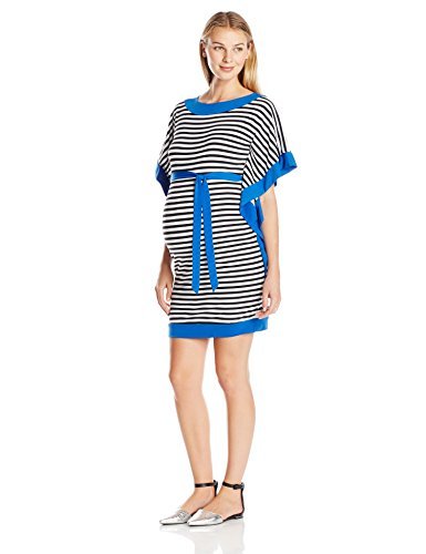 Women's Maternity Short Sleeve Kaftan with Tie