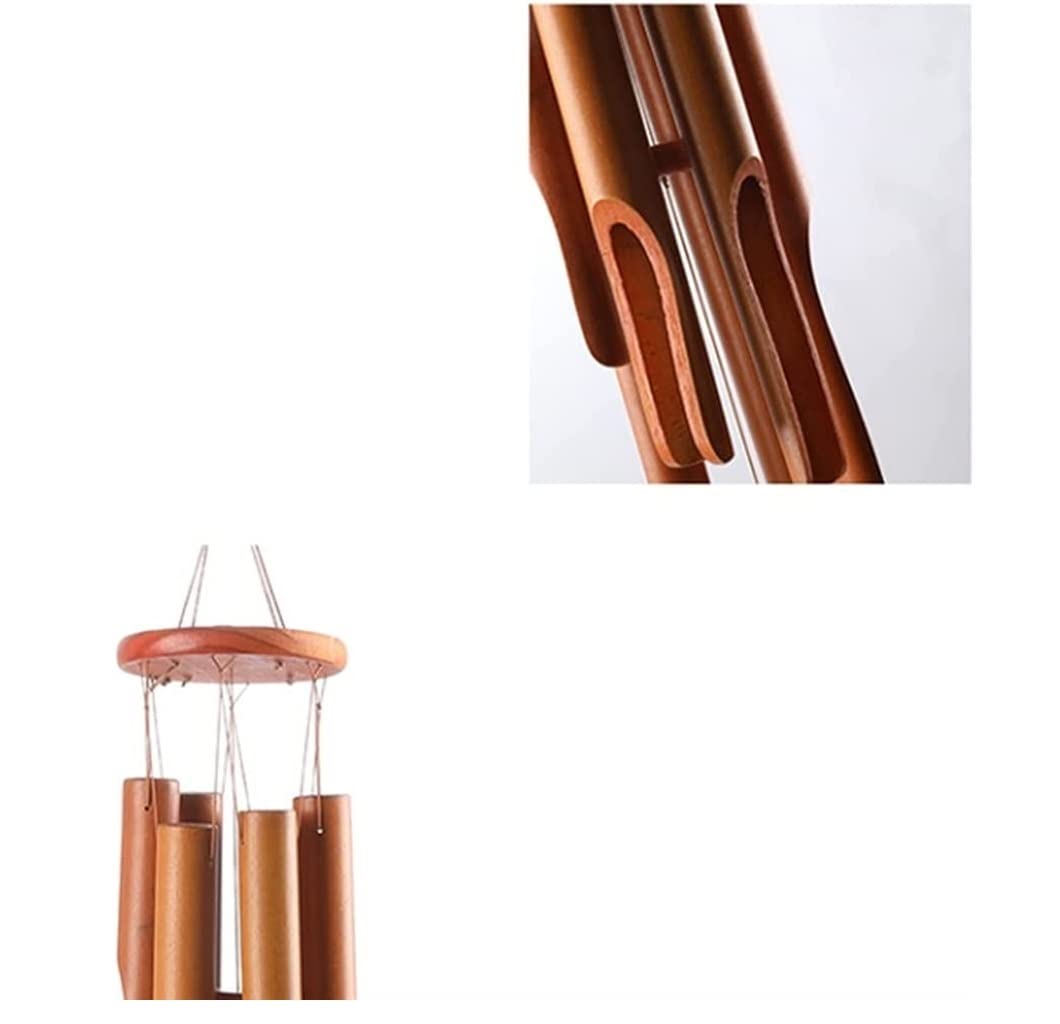 Carillons éOliens Carillons Éoliens en Bambou 29'' Bois pour Jardin Extérieur, Terrasse Et Décoration D'intérieur DéCoration IntéRieure ExtéRieure