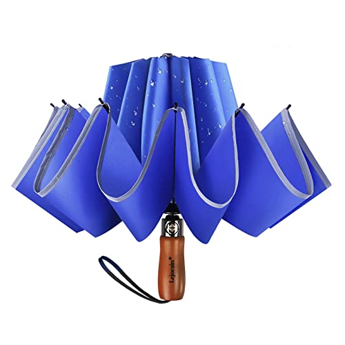 Parapluie de voyage de golf inversé Lejorain anti-retournement pour les tempêtes