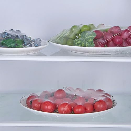 Plasticfolie, Voedsel PE Vershoudfolie Wegwerp Keuken Koelkast Vershoudfolie Huishoudelijke Grote Rolfolie Fruit Groente Afslankfolie Stretchfolie Doorzichtige Krimpfolie - Image 7