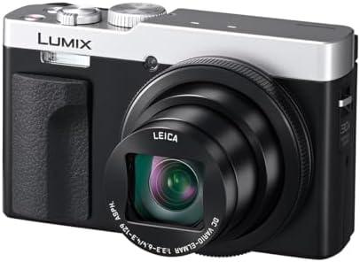 Panasonic LUMIX ZS99 Point and Shoot Camera, Compact Camera for Travel with 30x Zoom with 24-720mm Zoom Lens, and 4K Video/Photo, Great for Travel and Concerts, DC-ZS99 + Bag+ 32GB SD Card (Silver) Alternate view