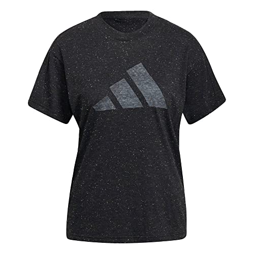 T-shirt adidas sport femme Winners 3.0 noir top de fitness respirant