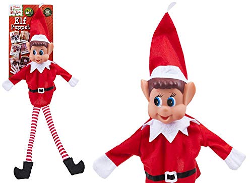 Elves Behaving Badly 27 Inch Naughty Elf Hand Puppet - Christmas Toys - Elf Toys (27 Inch Naughty Elf Hand Puppet)