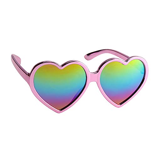 ARKAID Girls Heart Shaped Sunglasses PInk Arkaid UV 400 Sun Protection One Size Fits Most Kids