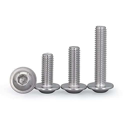 Bridas de acero inoxidable 304 premium con tornillos de cabeza redonda hexagonal M8 3