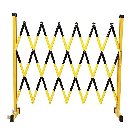 Barrière de circulation extérieure pliable en métal extensible
