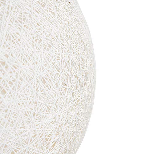 Qazqa Corda Pendelleuchte – Landhaus-Design, Schwarz, Ø 60 Cm, Aus Papierseil, Dimmbar, E27 Fassung, Für Wohn- & Esszimmer