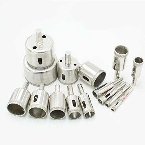 Set de brocas de diamante 6mm-50mm para azulejos y vidrio 10 piezas miniatura 1