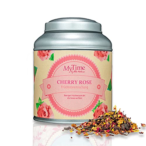 MY TIME Cherry Rose Früchtetee, zarter blumiger Früchte Tee, auch als Geschenk geeignet, Packung enthält 120 g Cover