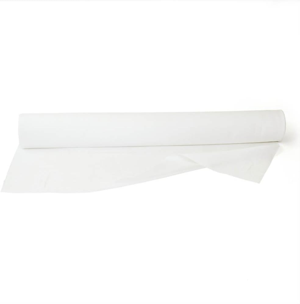 Bias Bespoke White Italian Melex/Cotton Horsehair-Like Interlining Fabric, Cross-wise Threads, 59" Wide, Made in Italy