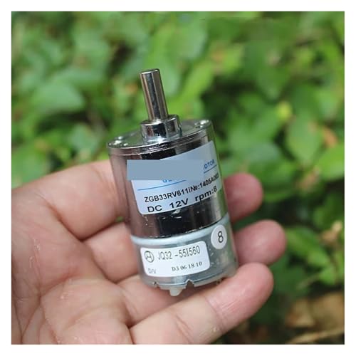 Slow Gear electronic starter DC 12V 8RPM Output Shaft 6mm Diameter High Torque Speed Reduction Geared electronic starter Metal G
