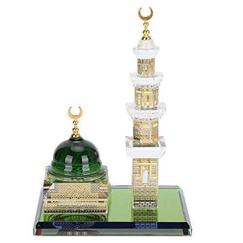 Natudeco 1 Set Muslim Kaaba Model Islamic Religious Ornament Kaaba Replica Mecca Souvenir Religious Miniature Sculpture Kaaba Collectible