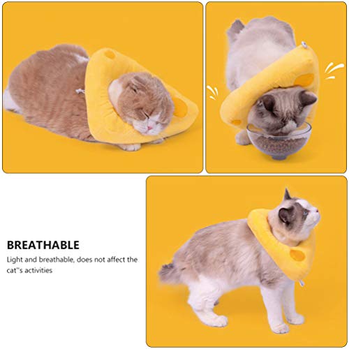 ULTECHNOVO Cone Ajustável Gato Gato Gato Colar Do Gato Colarinho Recuperação Após A Cirurgia E Colei