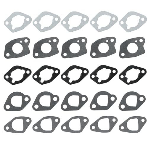 Image of 25 Pcs Predator Hemi 212 Carburetor Exhaust Intake Gasket Kit, Small Engine Carb Head Gaskets Material Compatible with Predator 196cc 212cc Honda Clone GX160 GX200 Power Equipment