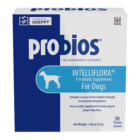 Probios Intelliflora for Dogs - 30 Powder Sachets -Nutritional Supplement for Dogs - Dog Probiotic - Dog Health Supplies - Supplements for Dogs Cover