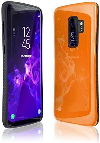 Samsung Galaxy S9 Plus Case | Premium Luxury Design | Military Grade 15ft. Drop Tested | Wireless Charging | Compatible with Samsung Galaxy S9 Plus - Orange