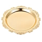 Plateau de service - fabriqué , le plateau de service est résistant rouille, garantissant qu'il restera en excellent état pendant des années, plateau de présentation de bijoux