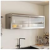 Utilisation polyvalente : Ce meuble mural en acier inoxydable convient à de nombreuses pièces, non seulement à la salle de bain, mais s'intègre également parfaitement à la cuisine, à la salle à manger, au salon, au couloir, au bar ou au restaurant.