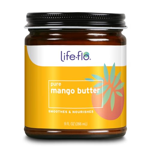 Beurre de mangue pur 9 fl.oz pour le soin de la peau et des cheveux