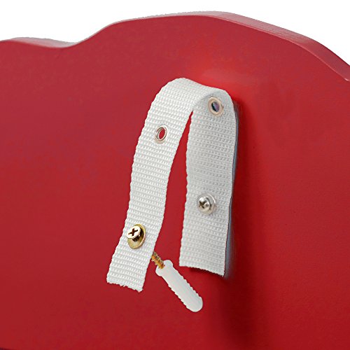 Fantasy Fields - Little Fire Fighters Themed Kids Sturdy Wooden Bookshelf with Storage , Tier Shelves Bookcase and 1 Toy Storage Drawer, Red - Thumbnail 4