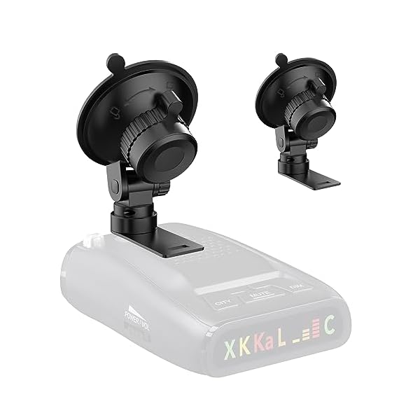 Radar Detector Mount,Car Windshield &Dashboard Suction Cup Bracket,Suitable for UNIDEN R1 R2 R3 R4 R7 DFR3 DFR6 DFR7 DFR8 DFR9 Radar Detector (Only Applicable to Uniden Models),Easy to Install