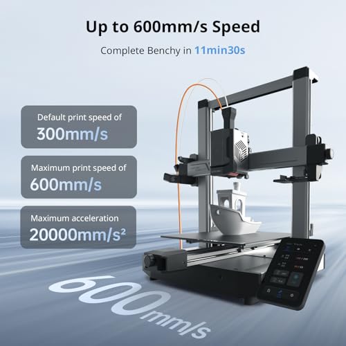 Image of Anycubic Kobra 3 V2 Combo 3D Printer, Smart Multicolor Printing Up to 600mm /s Print Speed, Active Filament Drying Enhanced Auto-Leveling for Higher Success Rates, 10.0'' x 10.0'' x 10.2''
