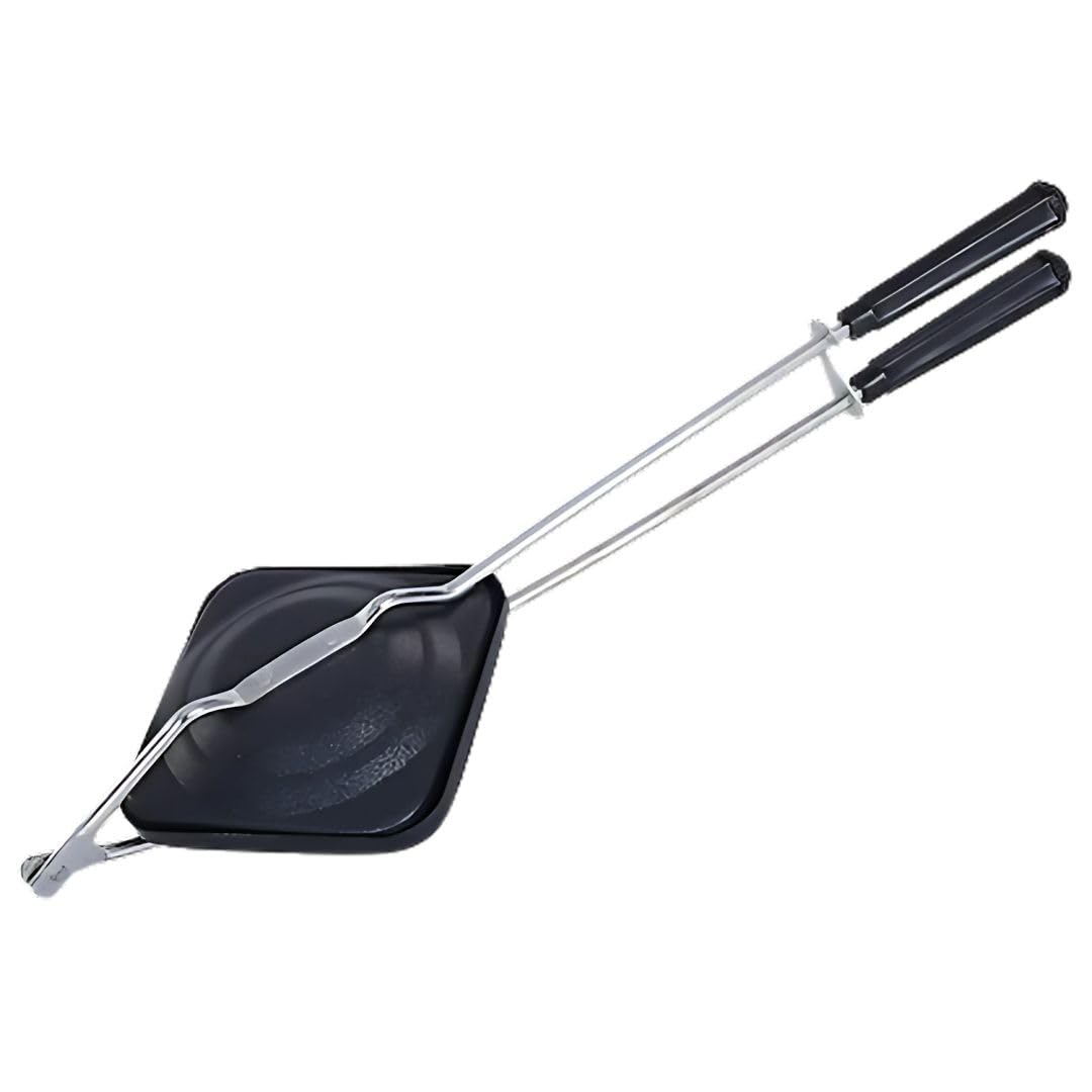 Hand Anodised Nonstick Gas Sandwich Toaster (Black)-image-47