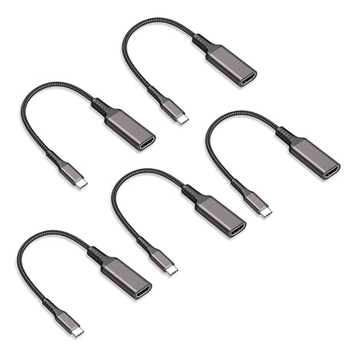 Adaptador USB C a HDMI 4K 60Hz fluido con transmisión estable pack de 5