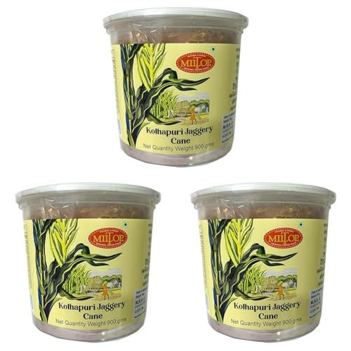 Image of Miltop Jaggery - Kolhapuri, 900 g (Pack of 3)