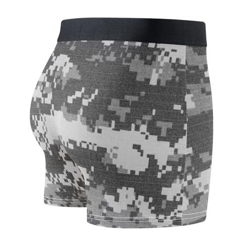 Men Boxer Briefs Square-Cut Underwear Comfortable Men Briefs (S-XXL)3