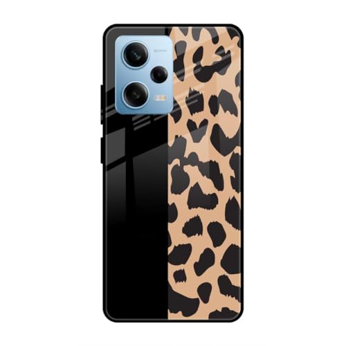 Image of SmashItUp Leopard | Cheetah | Animals Designer Printed TPU Metal Case Mobile Back Cover for Redmi Note 12 Pro 5G