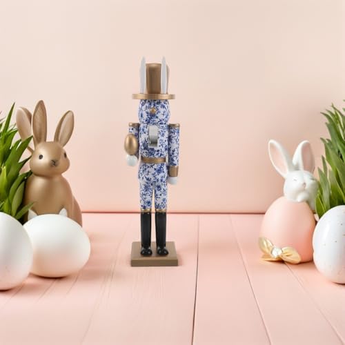 Casse-Noisette Lapin en Bois BESTYASH, Idée Cadeau Déco Table de Pâques