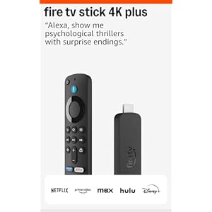Amazon Fire TV Stick 4K Plus (newest model) with AI-powered Fire TV Search, Wi-Fi 6, stream over 1.8 million movies and shows, free & live TV