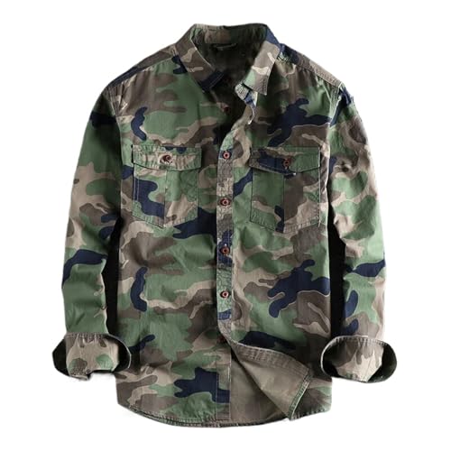 Camisas cargo para hombre duraderas para el uso diario sin desgaste