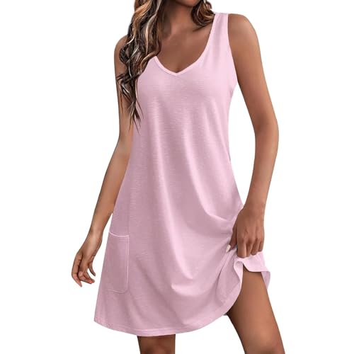 Ladies' V-Neck Sleeveless mini Skirt Suitable for Summer Casual wear2