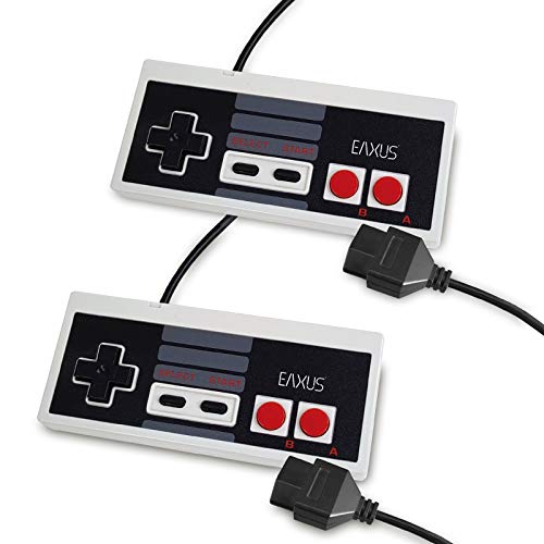 Eaxus®? 2x Retro NES Controller im Classic Look für das Nintendo Entertainment System